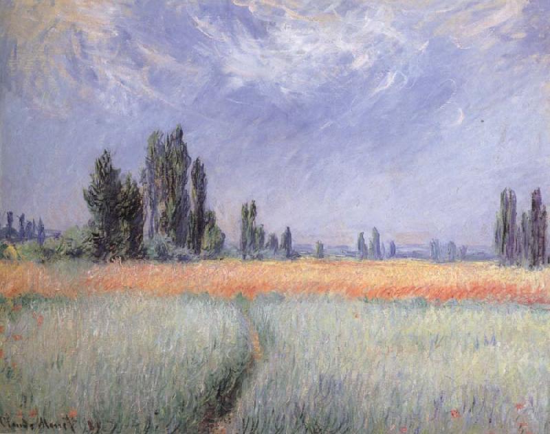 Claude Monet Wheat Field France oil painting art
